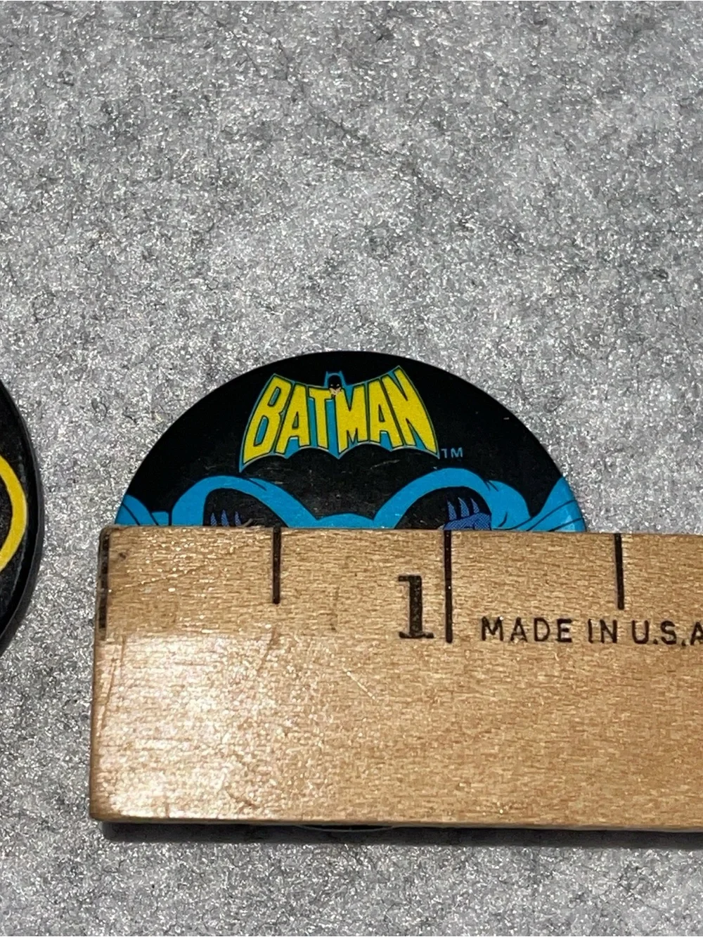 Vintage Batman buttons pins superhero Y2K
